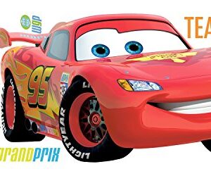 RoomMates Disney Pixar Cars 2 Team Lightning McQueen Peel And Stick Giant Wall Decal