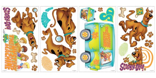 RoomMates RMK1696SCS Scooby Doo Peel and Stick Wall Decals