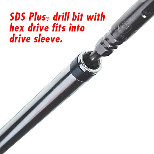 IVY Classic 47185 5/32 x 7-Inch Industrial Concrete Screw Drill Bit, SDS Plus Hex Drive, 1/Card