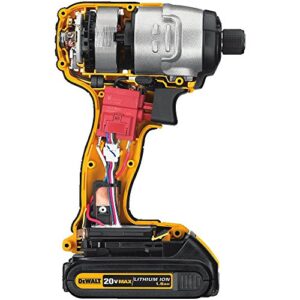 DEWALT 20V MAX* Cordless Drill Impact Driver Kit, 1/4-Inch (DCF885C2)