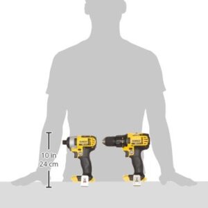 DEWALT 20V MAX Impact Driver and Drill Combo Kit (DCK280C2)