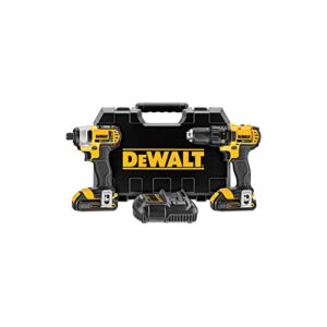 DEWALT 20V MAX Impact Driver and Drill Combo Kit (DCK280C2)