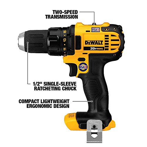 DEWALT 20V MAX Impact Driver and Drill Combo Kit (DCK280C2)