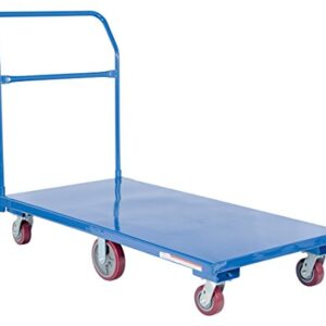 Vestil FLAT-C Flat Bed Cart, 60" Length, 30" Width, 42-1/2" Height, 2000 lbs Capacity