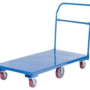 Vestil FLAT-C Flat Bed Cart, 60" Length, 30" Width, 42-1/2" Height, 2000 lbs Capacity