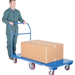 Vestil FLAT-C Flat Bed Cart, 60" Length, 30" Width, 42-1/2" Height, 2000 lbs Capacity