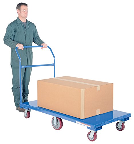 Vestil FLAT-C Flat Bed Cart, 60" Length, 30" Width, 42-1/2" Height, 2000 lbs Capacity