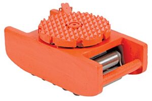 vestil vhms-15 swivel top machine roller, iron body with steel bearings, 15000 lb. capacity, 4-7/8" x 5-3/4" x 10-1/2", orange