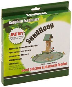 songbird essentials seia30024 seed hoop seed catcher & platform feeder