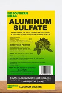 southern ag aluminum sulfate (acidifies soil), 5 lb