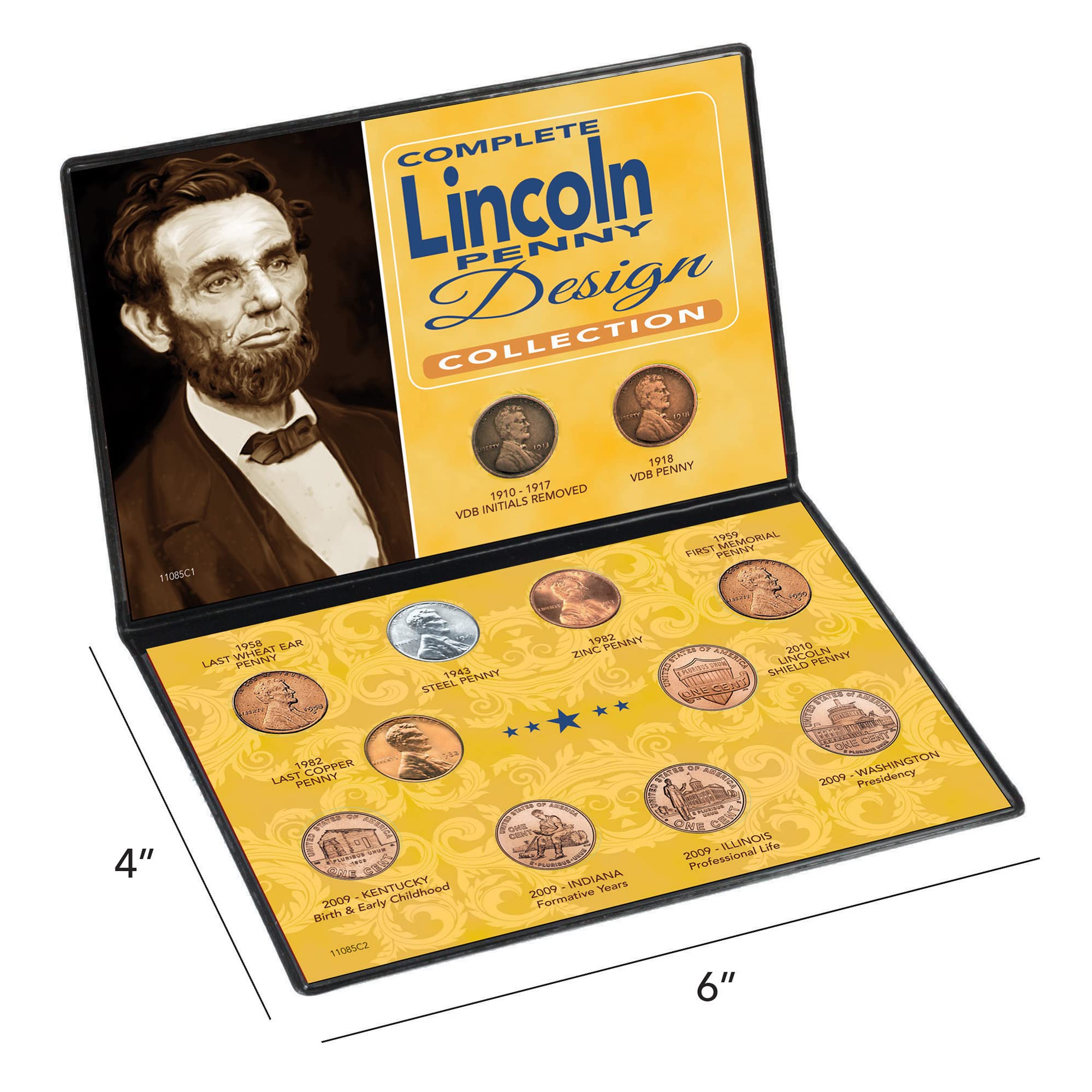 Complete Lincoln Penny Design Collection