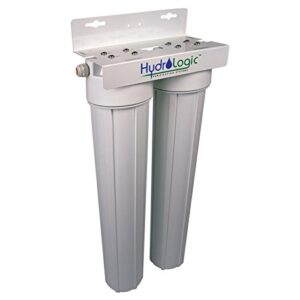 hydro-logic purification systems hl36010 hydrologic tall boy w/upgraded kdf85/catalytic carbon filter, white