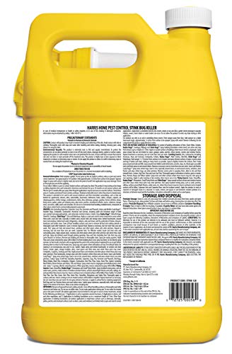 Harris Stink Bug Killer, Liquid Spray with Odorless and Non-Staining Extended Residual Kill Formula (Gallon)