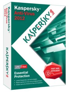 kaspersky anti-virus 2012 - 1 user [old version]