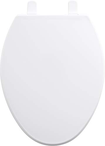 Kohler K-4774-0 Brevia Elongated White Toilet Seatwith Quick-Release Hinges And Quick-Attach Hardware For Easy Clean