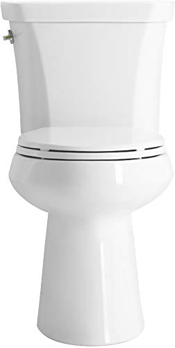 Kohler K-4774-0 Brevia Elongated White Toilet Seatwith Quick-Release Hinges And Quick-Attach Hardware For Easy Clean