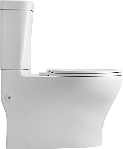 Kohler K-4774-0 Brevia Elongated White Toilet Seatwith Quick-Release Hinges And Quick-Attach Hardware For Easy Clean