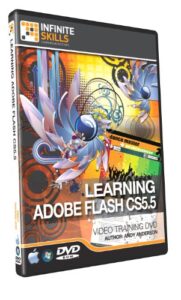 beginners adobe flash cs5.5 - training dvd, 10 hours +