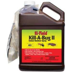 hi-yield (32308) kill-a-bug ii indoor/outdoor spray rtu (1 gal)