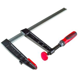 bessey tg7.048+2k clamp, woodworking, f-style, 2k handle, replaceable pads, 7 in. x 48 in., 1320 lb