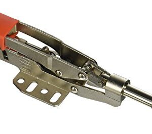 BESSEY STC-IHH25 Horizontal Auto-Adjust Toggle Nickel Plated Clamp with In-Line Clamping Action, Silver