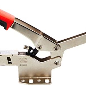 BESSEY STC-HH70 Horizontal Auto-Adjust Toggle Nickel Plated Clamp, Silver