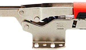 BESSEY STC-HH70 Horizontal Auto-Adjust Toggle Nickel Plated Clamp, Silver