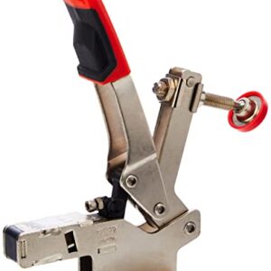 BESSEY STC-HH70 Horizontal Auto-Adjust Toggle Nickel Plated Clamp, Silver