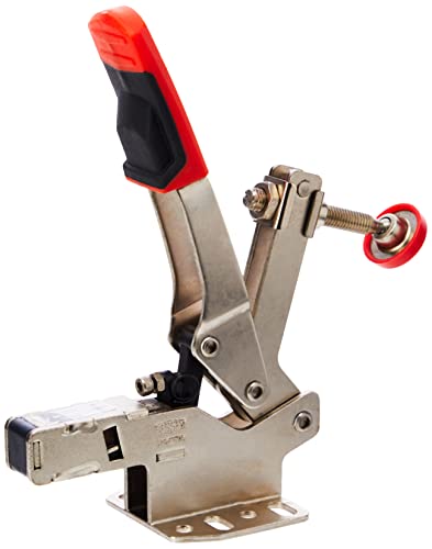 BESSEY STC-HH70 Horizontal Auto-Adjust Toggle Nickel Plated Clamp, Silver