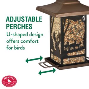 Perky-Pet 8504-1SR Wilderness Lantern Style Bird Feeder - 2 lb Seed Capacity