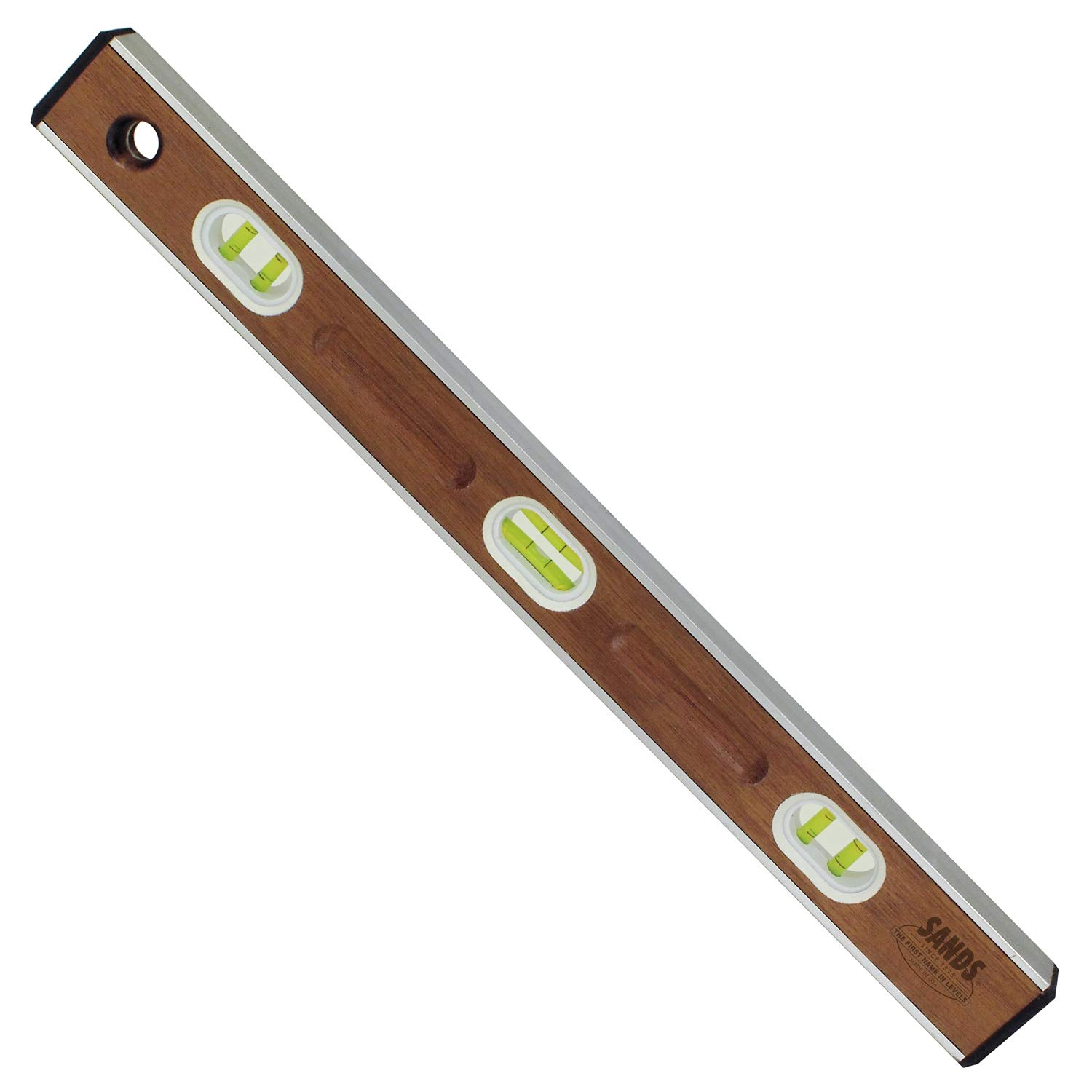 Sands Level & Tool SLMA24 24-Inch Professional Mahogany I-Beam Level, Mahogany