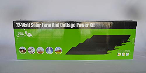 Nature Power 40060 72-Watt Mini Solar Power Farm Includes 4 18-Watt Panels