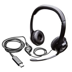 Logitech ClearChat Comfort/USB Headset H390 (Black)