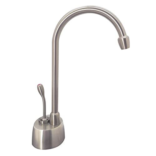 Westbrass D271-NL-07 Velosah 9" 1-Handle Hot Water Dispenser Faucet (Tank sold separately), Satin Nickel