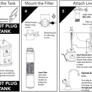 Westbrass D271-NL-07 Velosah 9" 1-Handle Hot Water Dispenser Faucet (Tank sold separately), Satin Nickel