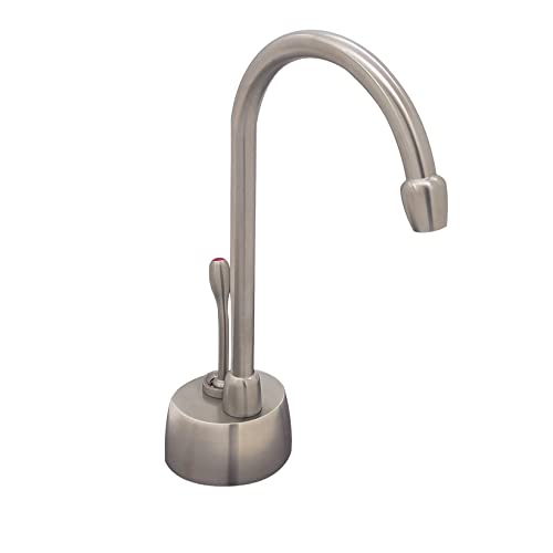 Westbrass D271-NL-07 Velosah 9" 1-Handle Hot Water Dispenser Faucet (Tank sold separately), Satin Nickel