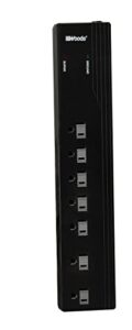 woods 0416018811 7-outlet surge protector power strip w/ 10-foot cord