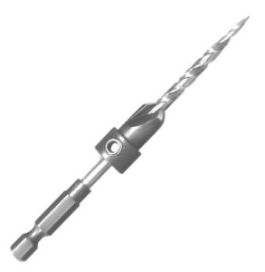 insty-bit 82612 3/16" countersink with hex shank taper drill bit for #10 screws