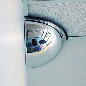 safety security products h141185f quarter dome acrylic mirror, 18" dia.