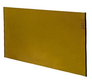 gold coated green welding filter, 2" x 4.25" (shade 10)