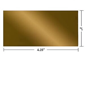 Gold Coated Green Welding Filter, 2" x 4.25" (Shade 10)