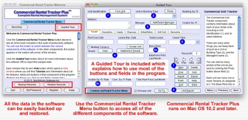 Commercial Rental Tracker Plus for Mac [Download]