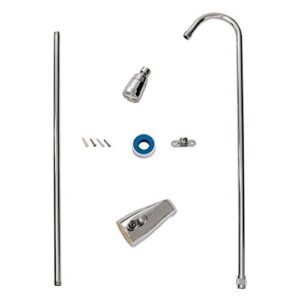 EZ-FLO Spout-Type Add-On Shower Unit, Chrome, 11120