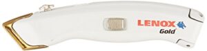 lenox industries retractable utility knife gold 20353