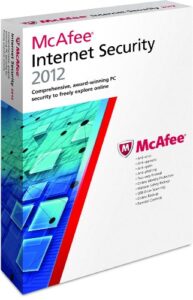 mcafee pc attach internet security 1 user 2012