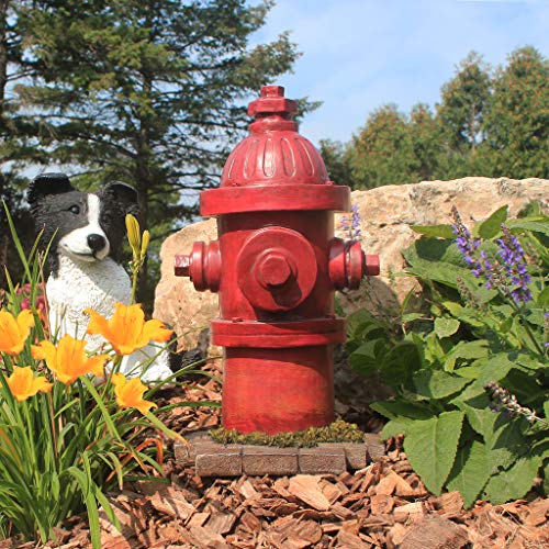 Design Toscano Dog's Second Best Friend Fire Hydrant Statue Small