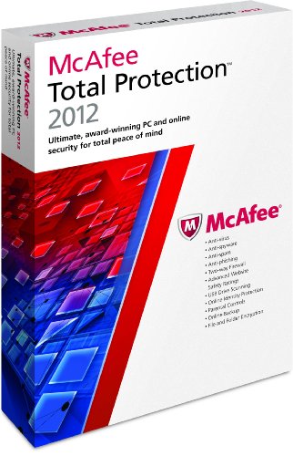 McAfee PC Attach Total Protection 1 User 2012