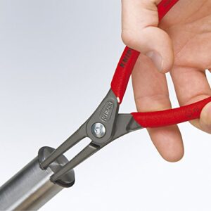 KNIPEX Tools 00 20 04 SB, Precision Circlip Snap-Ring Red Pliers 8-Piece Set