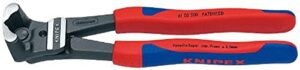 knipex - 62 02 200 tools - high leverage bolt end cutting nippers, multi-component (6102200)