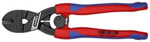 knipex - 7112200 tools 71 12 200, comfort grip high leverage cobolt cutters with opening lock and spring
